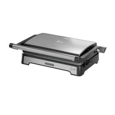 Imagem de Sanduicheira Grill WAP WS1000 Inox 180 2 em 1 e Antiaderente 127V