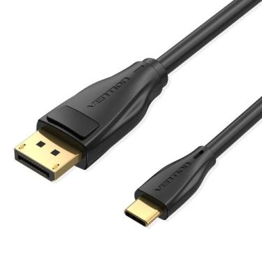 Imagem de Cabo Adaptador Usb-c Para Displayport Macho 8k 60hz 4k 2m - Bbacomerci