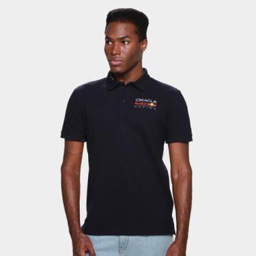 Imagem de Camisa Polo Red Bull Racing Masculina, Azul, G