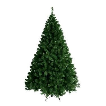 Imagem de Árvore de Natal Pinheiro 210cm Grande Cheia 1400 Galhos Luxo Tradicion