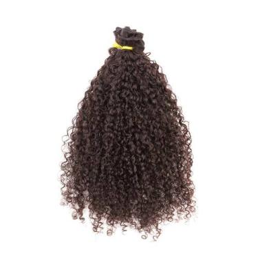 Imagem de Cabelo Natural Cacheado 60cm com Tecimento Textura Curly De Benguela C