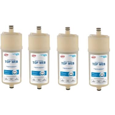 Imagem de KIT 4 Refil Top Web Filtro Purificadores  Bliss e Hf By Hebe