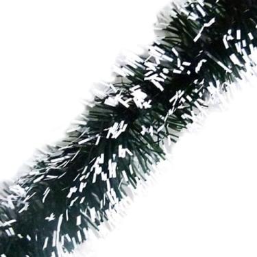 Imagem de Festão Verde Nevado Natalino, 2 Metros x 9 Centímetros, Decoração para Natal