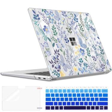 Imagem de LCMOCICO Capa compatível com laptop Microsoft Surface de 13 polegadas 2025 Copilot+PC (modelo 2095), capa rígida de plástico com padrão impresso para laptop Microsoft Surface de 13 polegadas 2025