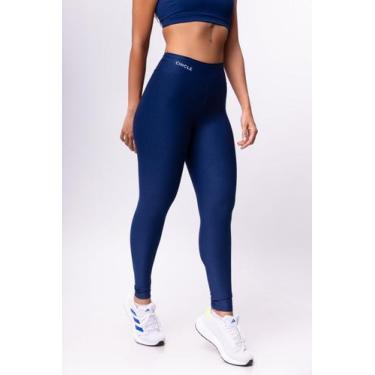 Imagem de Calça Legging Azul Feminina Hard Power Academia - Chiclé moda fitness,
