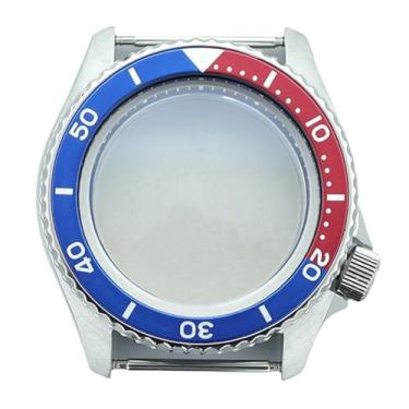 Imagem de FEIYASHI Capa de relógio mecânica de 42,5 mm, vidro de cristal de safira para movimento NH34 NH35 NH36, Para NH35 34 36 38 Movimento + Anel Capítulo Azul 12, Capa de relógio de luxo