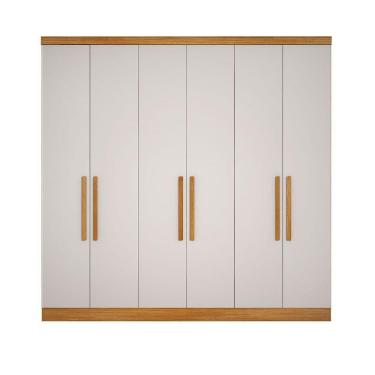 Imagem de Modulo P/ Guarda Roupa Com 6 Portas E 8 Gavetas Cumaru/fendi