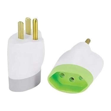 Imagem de Pino Adaptador Daneva 2p+t 15a - 250v Dn1633 Cor Sortida