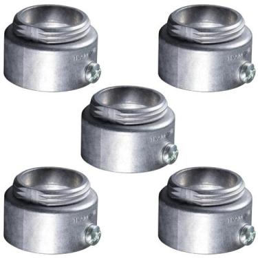 Imagem de 5 Conectores Alumínio P/ Condulete Múltiplo 3/4 Tramontina