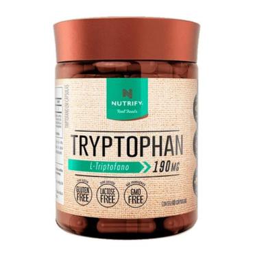 Imagem de Triptofano Tryptophan 190mg 60 Cápsulas Nutrify Aminoácido, 60 Capsula