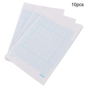 Imagem de Zerodis Acessório para Máquina de tricô Pontos de Nylon Rolo de Cartão Perfurado 10 Unidades de Papel de Grade para Sk-270 Sk-272 Sk-370 Sk830 Agulhas de tricô Ferramentas de Acessórios