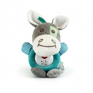 Imagem de Vaquinha de Pelúcia Musical Azul - Rosa Interativa – Brinquedo com Luzes e Sons Divertidos Infantil Lavável, 25 x 19 x 10 cm, Inclui 2 Baterias (Azul)