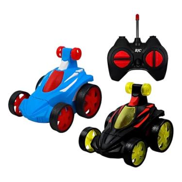 Imagem de Carrinho de Controle Remoto Crazy Fox 360 Infantil com Giros, Luzes e Pneus Off-Road