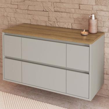 Imagem de Armário de Banheiro Berlim 2 Portas 4 Gavetas Arenas - Art In Móveis