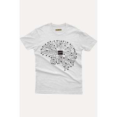 Imagem de Camiseta Nerd Chic Geek Inteligência Artificial Brain by-Unissex