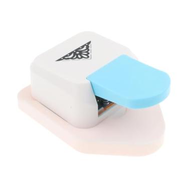 Imagem de UGPLM Perfurador de cantos, furador artesanal, materiais para scrapbooking, aparador de cantos para projetos de scrapbooking, confecção de cartões de, Flor Triangular