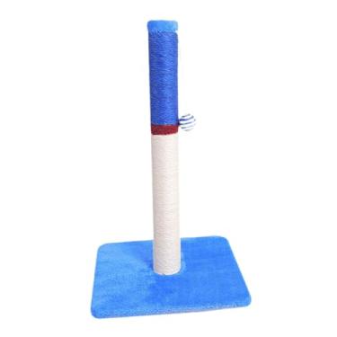 Imagem de Whtkoph Arranhador para Gatos com Base Afiada, ao Desgaste, Protege Sofás e Pisos, Versátil, Brinquedo Interativo e Divertido para Pets, Blue 61 Cm H