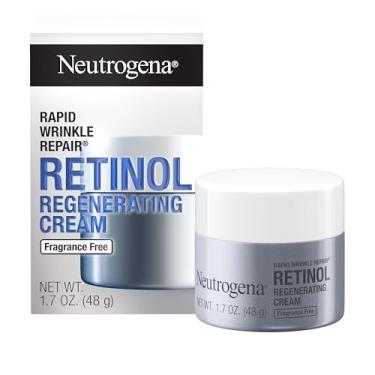 Imagem de Neutrogena Rapid Wrinkle Repair Hyaluronic Acid Retinol Cream, Anti Wrinkle Cream, Face Moisturizer, Neck Cream & Dark Spot Remover for Face - Day & Night Cream with Hyaluronic Acid