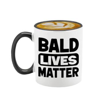 Imagem de Bald Lives Matter Caneca Baldi Café Caneca de Piada Careca Caneca Sarcástica Berserk Chávena de Chá Piada Aniversário Dia dos Pais Presente Para Homens Carecas Namorado Caneca Engraçada Para Pai