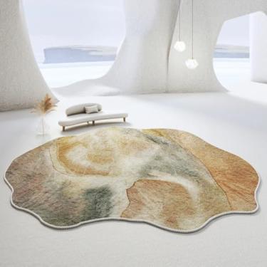 Imagem de Tapete de decoração de quarto de luxo, carpete grande para sala de estar, lavável, macio, antiderrapante (200x300 cm/A)