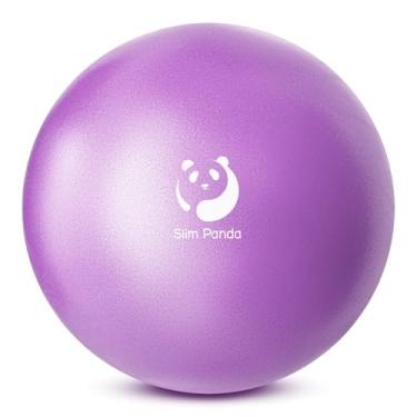 Imagem de Slim Panda Bola de Pilates, pequena bola de exercícios de 22 cm, mini bola de ioga anti-explosão para estabilidade, treino, barra, força do núcleo, fisioterapia, equilíbrio, alongamento