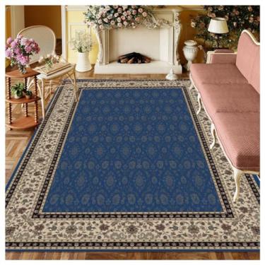 Imagem de SPXMQSS Tapetes de área para sala de estar, tapete de quarto grande, antiderrapante, tapetes ultra macios, laváveis para sala de estar, quarto, sala de jantar embaixo da mesa K 1,5 x 2,1 m