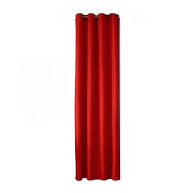 Imagem de Cortinas opacas – adequadas para salas de estar, cozinhas e quartos, cortinas opacas para portas(vermelho)