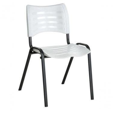 Imagem de Cadeira Empilhável Iso Linha Polipropileno Iso Branco