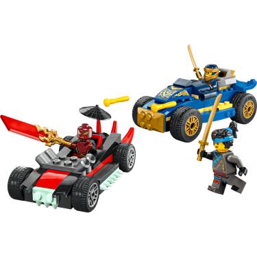 Imagem de LEGO Ninjago Duelo de Carros de Corrida de Rogue vs. Drix 71840 (111 pcs)