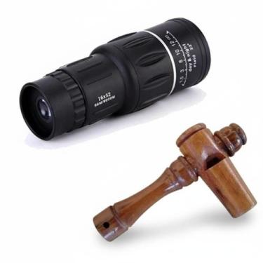 Imagem de Luneta Monóculo + Apito Profissional Inhambu Açu Modelo 01 - Mundo do 