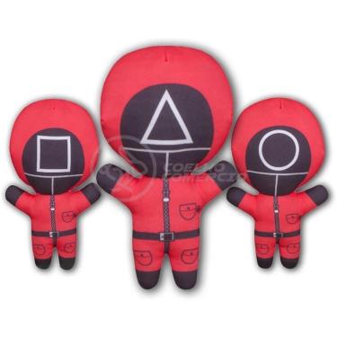 Imagem de Boneco De Pelucia Squid Game Round 6 Vermelho 26Cm