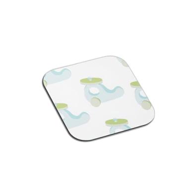 Imagem de Porta Copos Com Ilustração Personalizada Crianças Avião E Helicóptero - Tamanho 10x10 cm