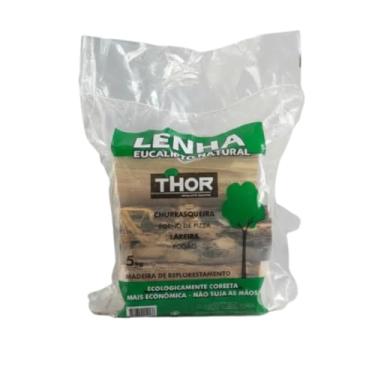Imagem de Lenha Eucalipto Thor Churrasco Pizza Lareira Forno Fogueira