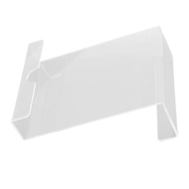 Imagem de Cryfokt Suporte de Leitura para Esteira Em Acrílico Suporte Multifuncional Leve para Tablet para Bicicletas Ergométricas, Escaladores de Escadas, Configuração Rápida, Conveniência Versátil (Branco)