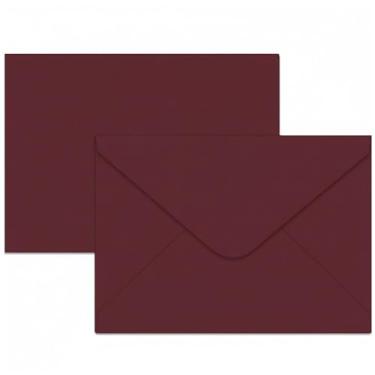 Imagem de Envelopes A7, pacote com 100 envelopes vermelhos, envelopes de convite com aba de 5 x 7 V, perfeitos para fotos de 12 x 17 cm, cartões de 13 x 7 cm, convite, casamento, anúncios, chá de bebê - 13,3 cm