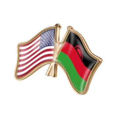 Imagem de QTAOEIONG Bandeiras dos Estados Unidos, EUA, América, EUA e muitos outros países, broche de liga de amizade com cruz, 1.3x0.9inch/32x23mm, Metal, Sem Pedra Preciosa