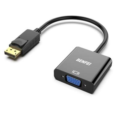 Imagem de Benfei DisplayPort to VGA Adapter, Dp Display Port to VGA Converter Male to Female Gold-Plated Cord for Lenovo, Dell, HP, ASUS