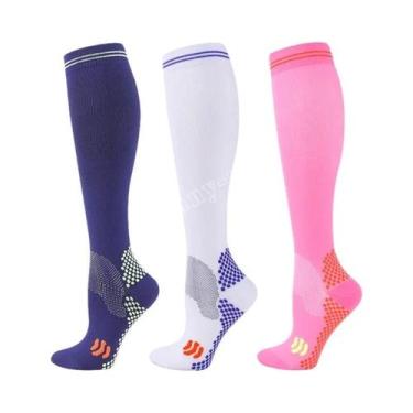 Imagem de Meias De Compressão Para Homens E Mulheres 20-30 Mmhg Para Corrida Cic