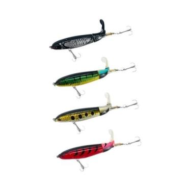 Imagem de Isca De Pesca Topwater 13g 15g 35g Whopper Popper Isca Artificial Dura