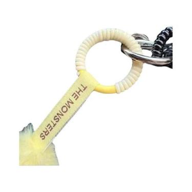 Imagem de Chaveiro De Silicone Colorido Labubu Com Fivela Anti-Queda E Proteção 