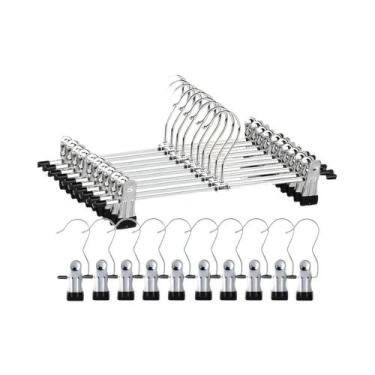 Imagem de Cabides De Aço Inoxidável Antiderrapantes E À Prova De Vento Com Clipe