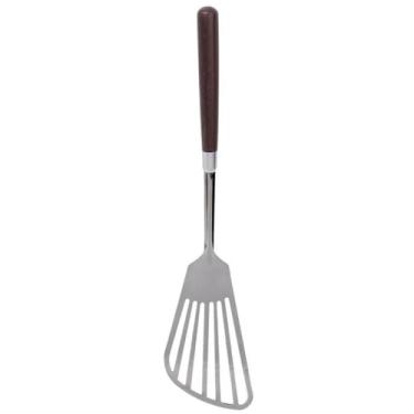 Imagem de Espátulas de panela, colher de cozinha antiaderente, durável, utensílios de cozinha portáteis de aço inoxidável para cozinha (estilo 3)