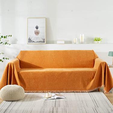 Imagem de Cobertor de chenille para sofá de 4 lugares, grande, estilo japonês, macio, confortável, toalha versátil para sofás, sofás e poltronas, decoração de casa