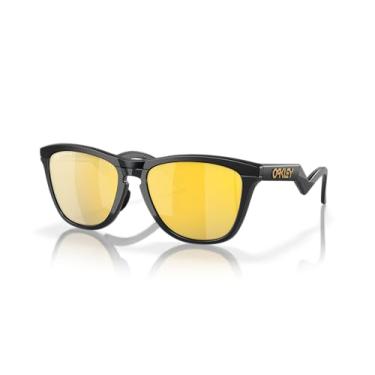 Imagem de Óculos de Sol Oakley Polarizado Frogskins Hybrid 0OO9289 928906 Tam 55 / Preto Fosco - Lentes Prizm 24K Polar