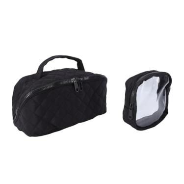 Imagem de TARSHYRY Bolsa de Maquiagem de Viagem para Mulheres, Organizador de Cosméticos de Grande Capacidade Com Vários Compartimentos, Bolsa de Higiene Portátil para Pincéis de Maquiagem e