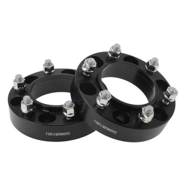 Imagem de INFINAUTO 2 peças 6 x 139,7 mm espaçadores de roda 106,1 mm M12x1,5 espaçador de roda centralizado espaçadores de roda forjados para Toyota 4Runner 1989-2023 liga de alumínio 6061-T6