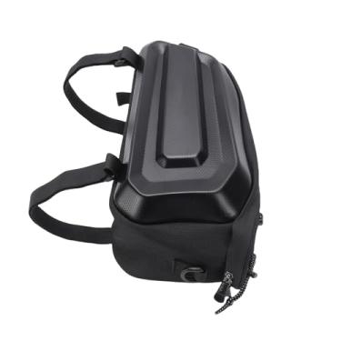 Imagem de Cryfokt Bolsa para Rack de Bicicleta à Prova de Chuva de Grande Capacidade 10L, Bolsa para Rack de Bicicleta Com Tiras Reflexivas, para Traseiro para Organizador de (Ele clica)