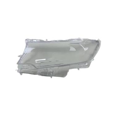 Imagem de Esquerda direita transparente farol lente capa abajur cabeça lâmpada escudo de vidro compatível com toyota prado 2017 2018 2019(Left)