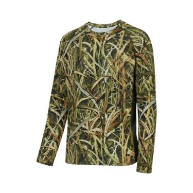 Imagem de Camisas De Pesca Masculinas De Manga Longa Em Camuflagem, Roupas Casua