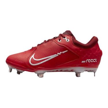 Imagem de Nike Chuteiras femininas Hyperdiamond 4 Elite Softball, Modelo Elite vermelho/branco, 36
